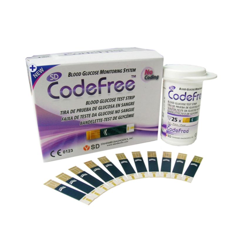 SD Codefree Glucose Test Strips