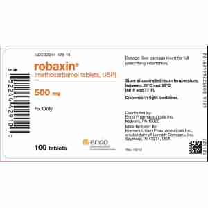 Robaxin 750 mg Tablet (methocarbamol)